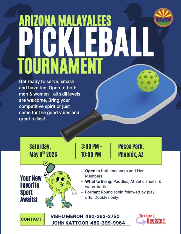 Pickleball Tournament May 2026